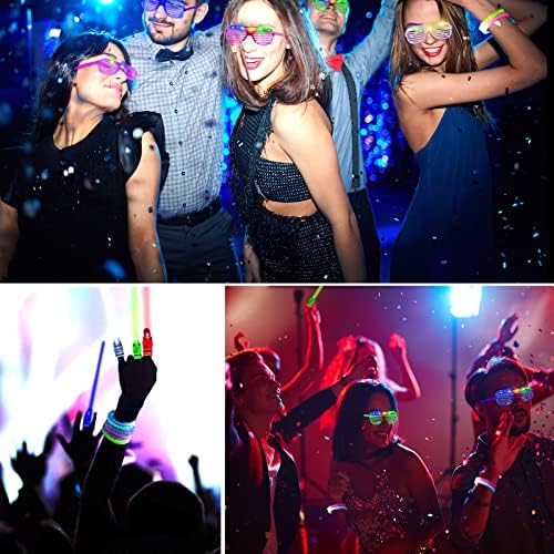 Stondıno 62 paket led ışık Up parti iyilik çocuklar için karanlıkta parlayan Düğün disko parti malzemeleri ve genç Neon Doğum