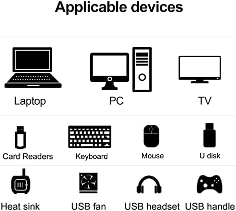 YOIGO USB hub, 4 Port 2.0 USB Splitter Genişletici,Dizüstü Bilgisayar için USB hub, MacBook, Yüzey Pro, PC, Flash Sürücü,