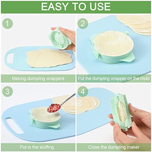 6 Parça Bun Maker Bun Dumpling Maker Buğulanmış Dolması Plastik Kalıp Renkli Hamur Basın Set Bun Dumpling Maker Kalıp Pişirme