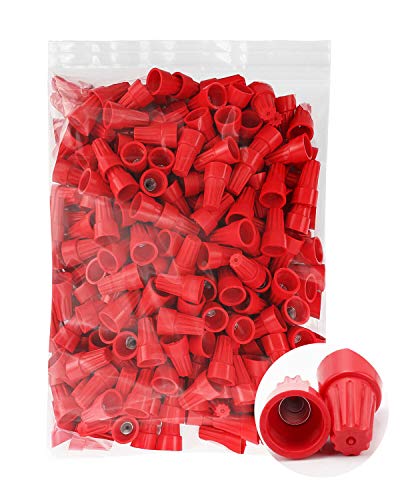 250 Adet Kırmızı Tel Bağlayıcı - Elektrik Teli Kapağı, Yalıtım, Taşınabilir ve Hızlı