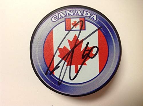 Anthony Duclair İmzalı Kanada Hokey Diski b - İmzalı NHL Diskleri İmzaladı