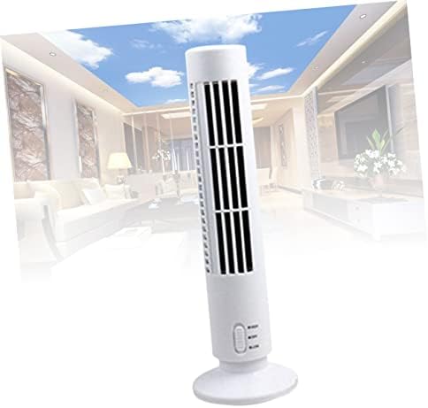 Homoyoyo USB c Fan Taşınabilir Fan Temizleyici Mini Fan Elektrikli Fan Elektrikli Fan Kulesi Fanı Klima Kule Şekli Beyaz