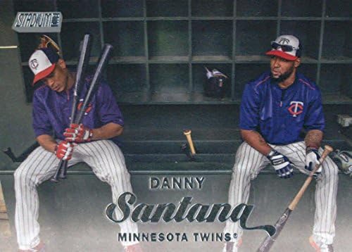 2017 Topps Stadyum Kulübü 10 Danny Santana Minnesota Twins Beyzbol Kartı