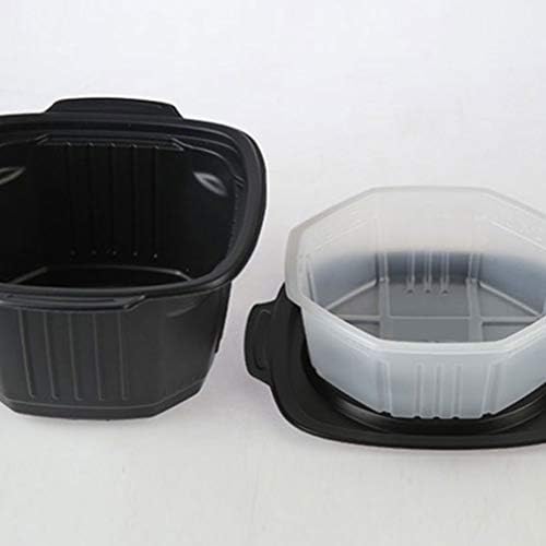 UPKOCH 3 Adet Tek Kullanımlık Kendinden ısıtılabilir yemek kutusu Plastik tencere gıda ambalajı kutusu Restoran Gıda Fabrika