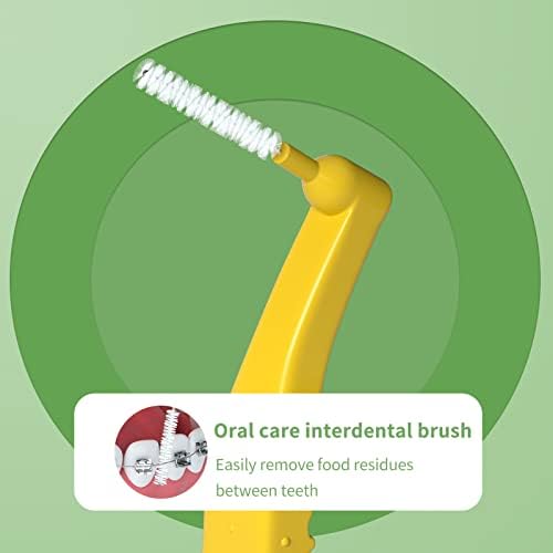 Kingubznis 32 Sayısı Diş Arası Fırçası Temizleyiciler Diş Fırçaları Kürdan Diş İpi Kafa Ağız Hijyeni Taşınabilir Kılıflı