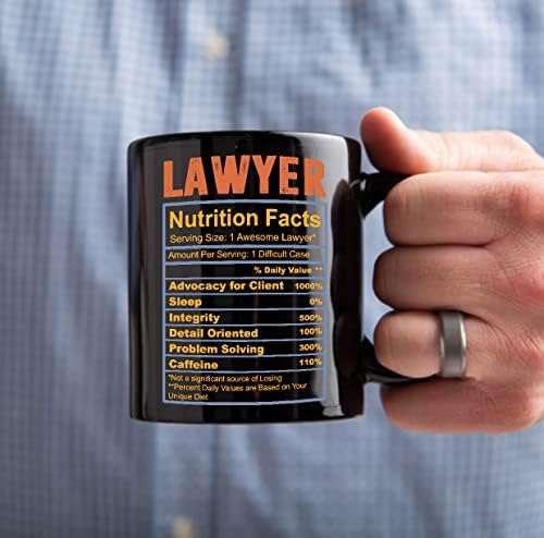 Avukat Beslenme Gerçekleri Kahve Kupa, En İyi Hukuk Fakültesi Mezunu için Komik Hediyeler, Kadınlar için Erkekler için Hediye