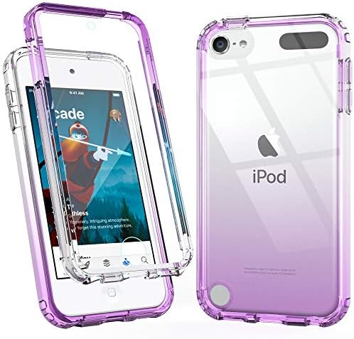 Cyberowl iPod Touch 7 Kılıf/iPod Touch 6 Kılıf Kızlar Kadınlar için Çocuklar Temizle TPU Kapak dahili Ekran Koruyucu ile