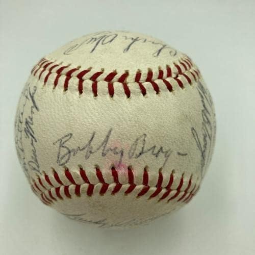 Hank Aaron 1965 Milwaukee Braves Takımı İmzaladı Ulusal Beyzbol Ligi PSA DNA İmzalı Beyzbol Topları