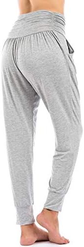 LOFBAZ Yoga Sweatpants Cepler ile Egzersiz Joggers Pantolon Salonu Harem pantolon