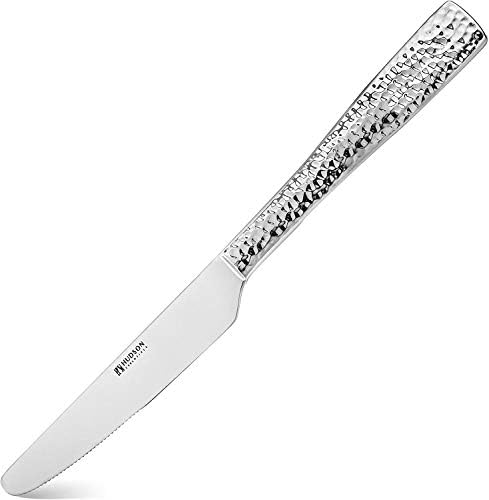 Hudson Essentials 60 Parçalı Dövülmüş 18/10 Paslanmaz Çelik Gümüş Çatal bıçak kaşık seti, 12 kişilik Sofra Takımı Servisi