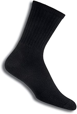 thorlos unisex-yetişkin Ulhx İnce Yastık Ultra Hafif Yürüyüş Mürettebat Çorapları