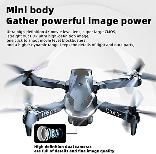 RC 1080p Quadcopters, Çift HD Kameralı Uzaktan Kumandalı Drone, Kızılötesi Engellerden Kaçınma Akıllı Takip, Bir Anahtar