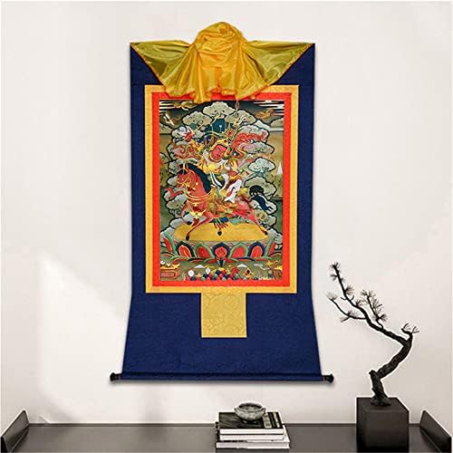Gandhanra Kral Gesar, Tibet Thangka Boyama Sanatı, Budist Thangka Brokar, Buda Goblen Kaydırma