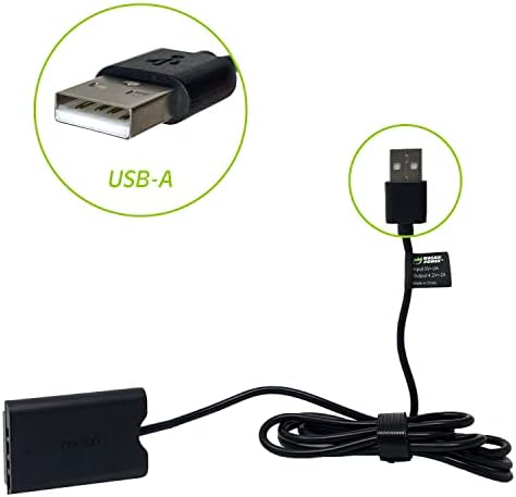 Wasabi Güç DCC-NP-BX1 Kukla Pil DC Çoğaltıcı için USB-A Girişi ile Sony ZV-1, MV1, WX500, Cybershot DSC H400, DSC-WX800,