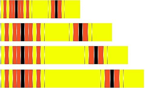 Beyaz Su Okçuluk Floresan Neon Sarı Turuncu Patlama Geleneksel 8 Renk Ok Sarar 15 Adet Seçin Uzunluk Genişlik