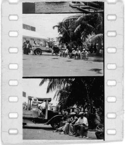HistoricalFindings Fotoğraf: Temas Şeridinin Fotoğrafı,Plaza'daki insanlar, Florida, FL, 1935, Afrikalı Amerikalılar, Kasaba