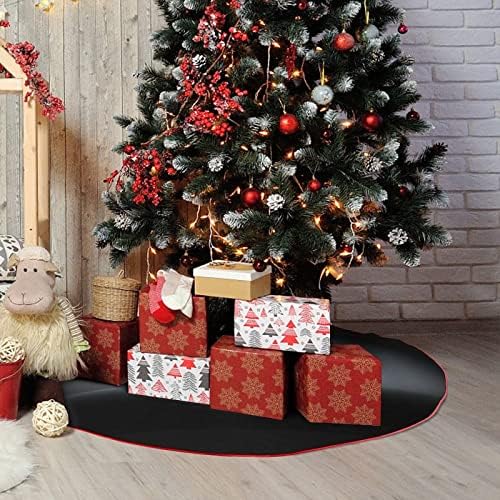 Pug Köpek Olarak Hareket Patron Noel Ağacı Etek Yumuşak Ağaç Mat Ev Tatil Parti Süslemeleri için 48x 48