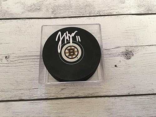 Jimmy Hayes İmzalı Boston Bruins Hokey Diski İmzalı NHL b-İmzalı NHL Diskleri