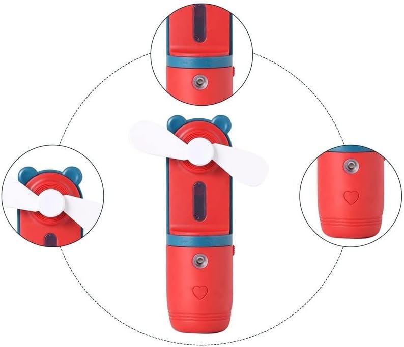 SDFGH spreyli fan Taşınabilir Su püskürtme su buharlı vantilatör Elektrikli USB El Mini Fan Soğutma Klima Nemlendirici Açık