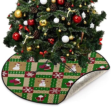 Komik Noel Kardan Adam Noel Noel Ağacı Mat Etek Su Geçirmez, Noel Baba Kar Taneleri Ağacı Standı Mat Tüm Durumlar için Yeni