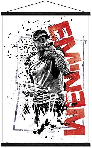 Trends International Eminem-Crumble Duvar Posteri, 22.375 x 34, Premium Baskı ve Siyah Askılı Bohça