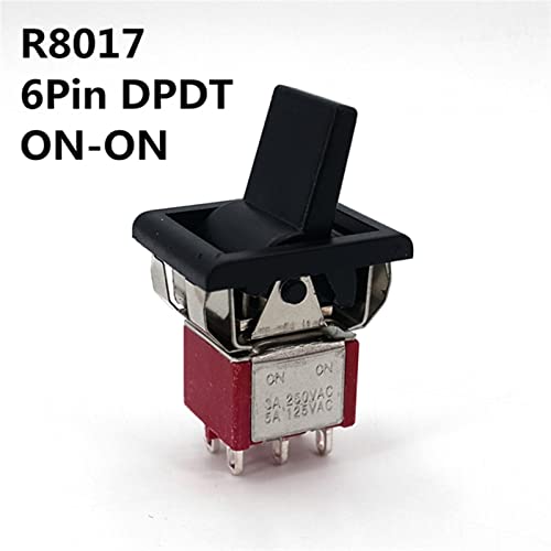 Mini Kürek Geçiş Anahtarı Kare Geçmeli Panel Montajı 5A / 125VAC 1 Adet (Renk : R8017 AÇIK)