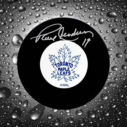 Paul Henderson Toronto Maple Leafs İmzalı Disk-İmzalı NHL Diskleri