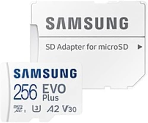 Samsung EVO Plus 256 GB Sınıf 10 / UHS-I (U3) V10 microSDXC-1 Paket-130 MB/s Okuma (Yenilendi)