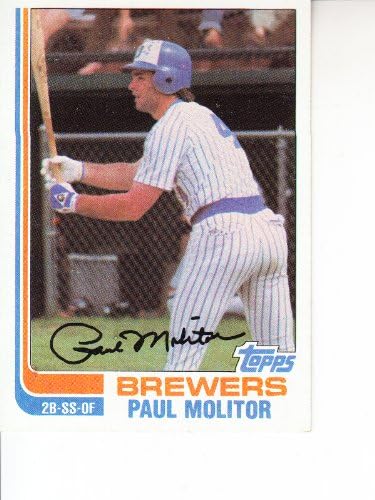 1982 Topps 195 Paul Molitor Beyzbol