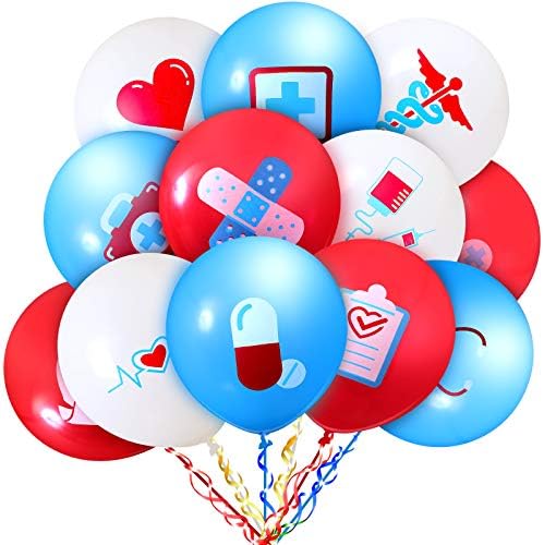 60 Adet Hemşire Balonlar Hemşire Parti Dekorasyon Malzemeleri Hemşirelik Lateks Balon Hemşire Balonlar Süslemeleri Hemşire