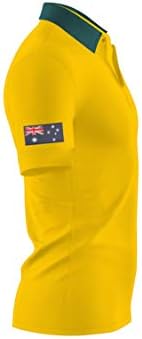 Model Giyim-Avustralya Bayrağı işlemeli Aplikler Yamalar-3.5 X 1.75 İnç