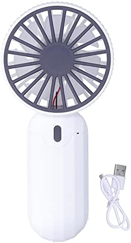 Syıtnste Mini El Fanı-Beyaz, USB Destekli, Ev için 3 Vitesli Ayar, Dış Mekan, Seyahat, Piknik, Elektrikli Taşınabilir Soğutma