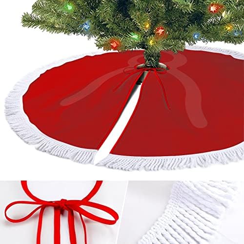 Püskül dantel ile tatil parti süslemeleri için Boğa takımyıldızı Noel ağacı etek