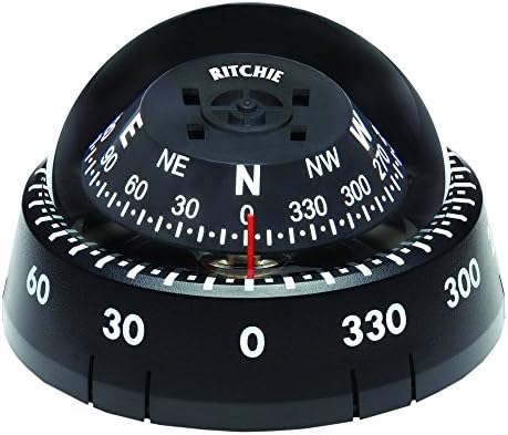 Ritchie Compass Ritchie Xp-99 Kayık Pusulası-Yüzeye Montaj-Siyah