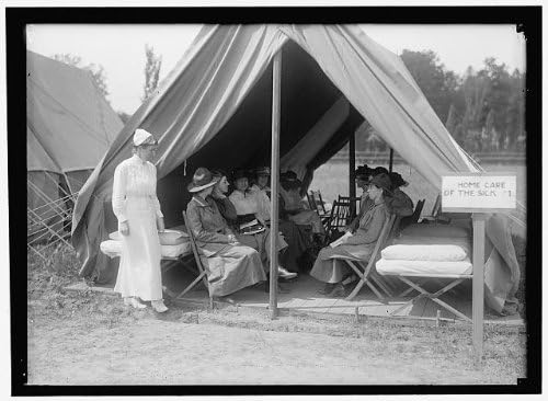 HistoricalFindings Fotoğraf: 1916, Amerikan Kızılhaçı, Kadın Ulusal Hizmet Okulu, Talimatlar, Bakım, Hasta