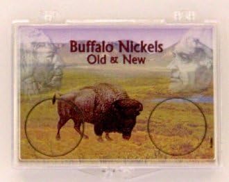 Buffalo Nikel Eski ve Yeni 2006 Yapış Kilit 2x3 Sikke Tutucu 3 Paket