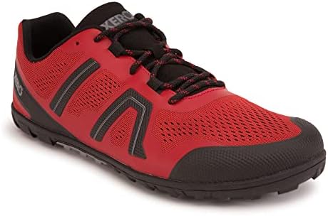 Xero Ayakkabı erkek Mesa Trail koşu Ayakkabısı-Hafif Yalınayak Trail Runner Moab Kırmızı, 13