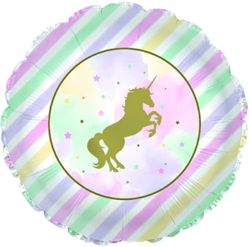 PMU Unicorn Sparkle 17 İnç Mylar Folyo Balon Pkg/1