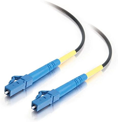 C2G / Kablolar Go 33441 LC-LC 9/125 OS1 Simpleks Tek Modlu PVC Fiber Optik Kablo (2 Metre, Siyah)