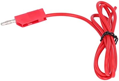 4mm Muz Testi Kurşun Erkek 32A 1000V Test Tel Elektrik Projesi için Araba Aküsü (kırmızı)