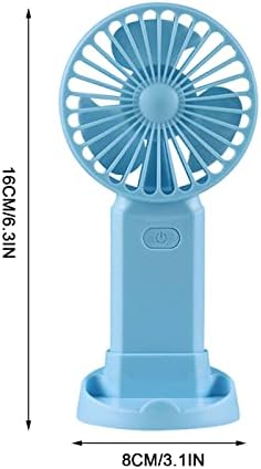 Delarsy Taşınabilir Şarj Edilebilir Fan Mini Kullanışlı Fan Cep Boyutu Hava Soğutucu USB W / Pil XV9