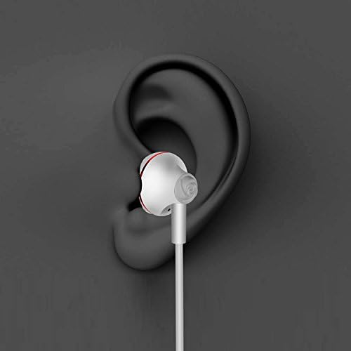 QIAOLI kulak İçi Kulaklıklar Mikrofonlu Kulaklıklar/Denetleyici (kırmızı)