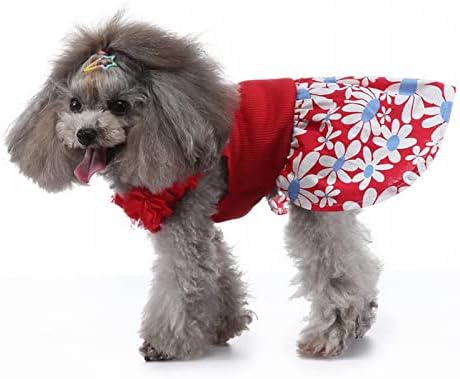 Köpekler için giysi Büyük Kadın Sevimli Hayvan Baskı Etek Nefes Yaz Kolsuz Gömlek Rahat Köpek Gömlek Nefes Köpek