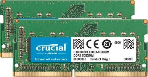 Önemli RAM 64 GB Kiti (2x32 Gb) DDR4 3200 MHz CL22 (veya 2933 MHz veya 2666 MHz) Dizüstü Bellek CT2K32G4SFD832A