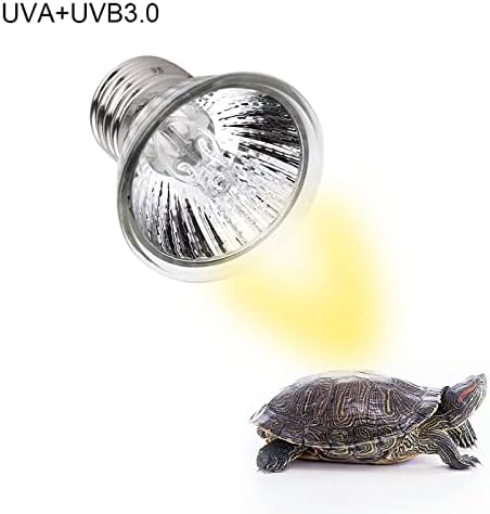 Prettyard Pet UVA + UVB Habitat ısı lambası Ampuller E27 Lamba(Dahil Değildir), Güneşlenmek ısıtma lamba ışığı Sürüngenler,