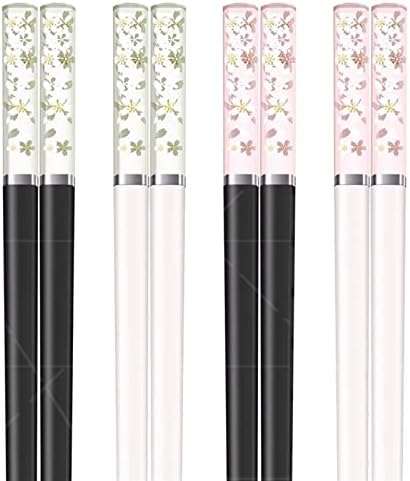 Çubuklarını, Çubuklarını Amber Sakura yemek çubukları Kaymaz Yüksek Sıcaklığa Dayanıklı suşi sopası Sofra Mutfak Aletleri.