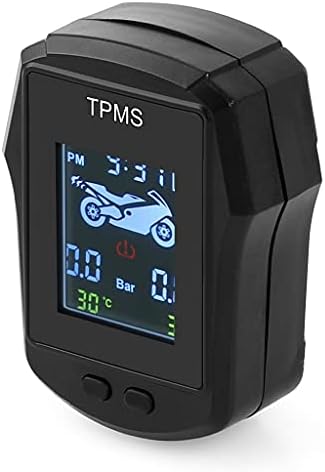 n / a motosiklet lastiği Lastik Basıncı İzleme Sistemi 2 Harici Sensörlü Su Geçirmez USB TPMS Motosiklet Aksesuarları